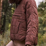 Womens-Winter-Pullover-Puffer-Jacket-Brown-3