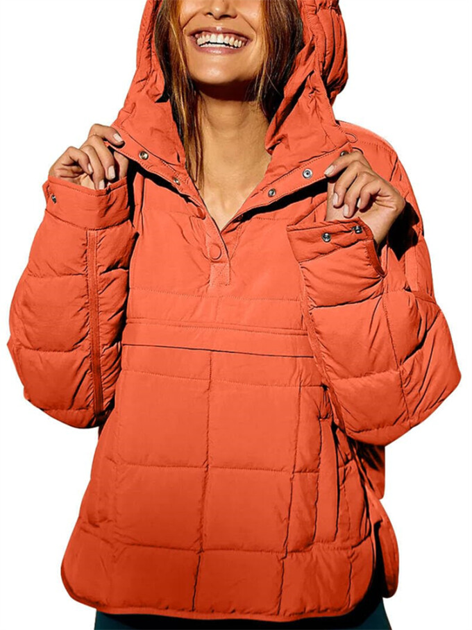 Womens-Winter-Pullover-Puffer-Jacket-Orange-1.jpg