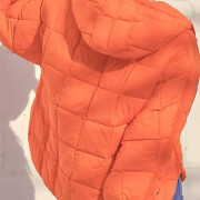 Womens-Winter-Pullover-Puffer-Jacket-Orange-2