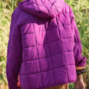 Womens-Winter-Pullover-Puffer-Jacket-Purple-2