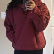 Womens-Winter-Pullover-Puffer-Jacket-Winered-2