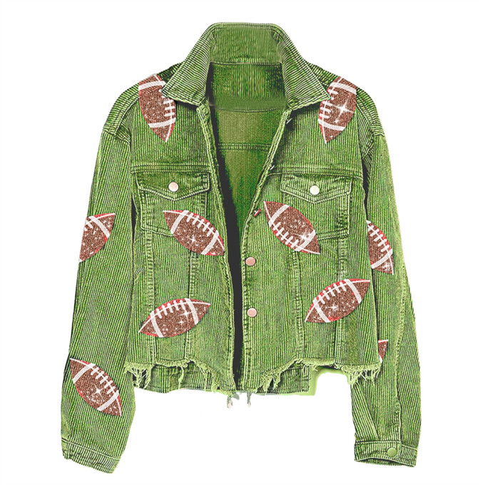 Womens-Cropped-Corduroy-Jacket-Football-Sequin-Green-3.jpg