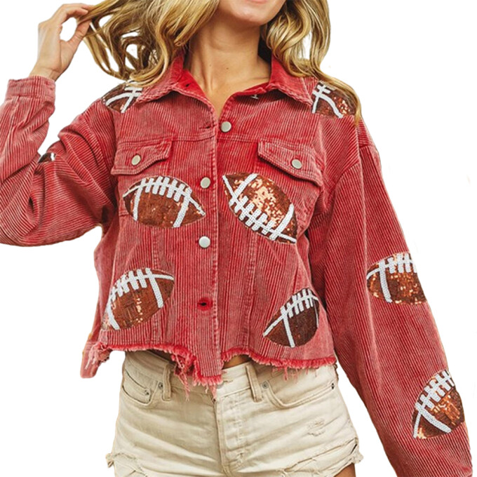 Womens-Cropped-Corduroy-Jacket-Football-Sequin-Red-1.jpg