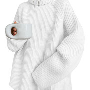 Womens-Winter-Turtleneck-Sweater-White-1