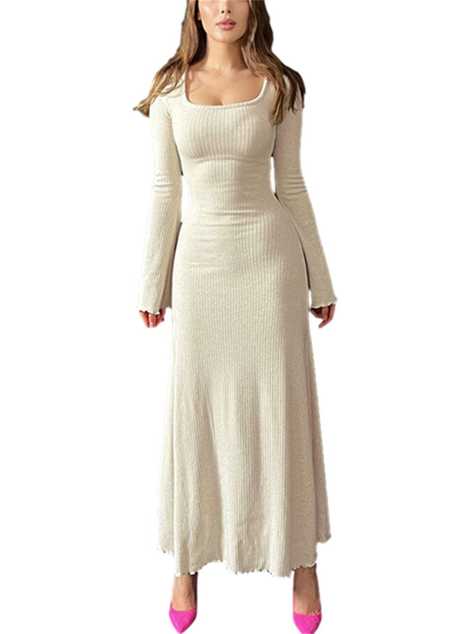 Womens-Ribbed-Knit-Maxi-Dress-Apricot-1.jpg