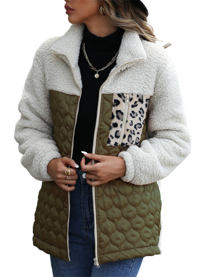 Womens-Winter-Fleece-Jacket-Fuzzy-Sherpa-Quilted-Jacket-Armygreen-1.jpg