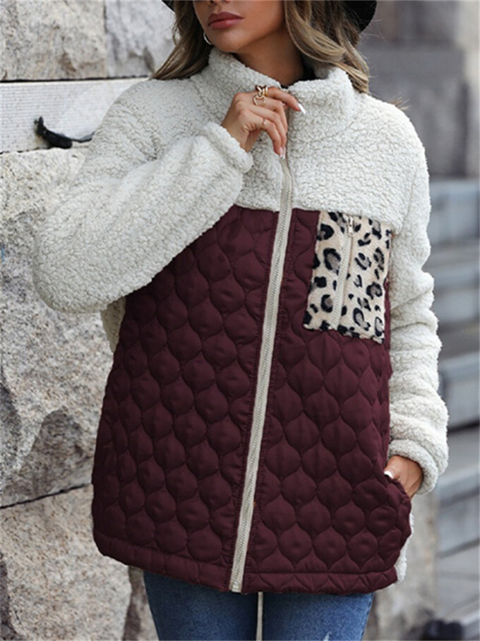 Womens-Winter-Fleece-Jacket-Fuzzy-Sherpa-Quilted-Jacket-Winered-2.jpg