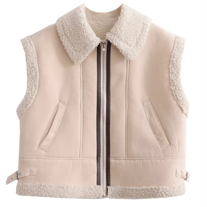 Womens-Vest-Jacket-Sherpa-Fleece-Cropped-Vest-Beige-1.jpg