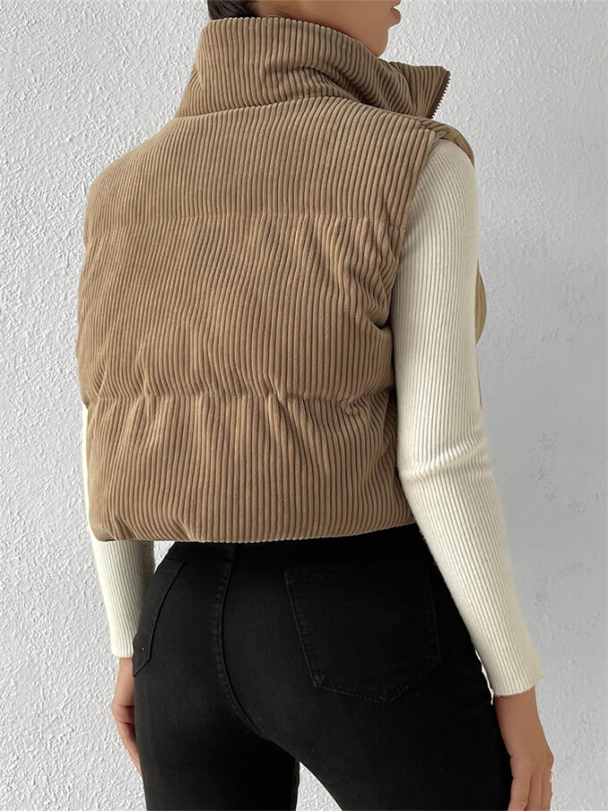 Womens-Crop-Corduroy-Puffer-Vest-Khaki-2.jpg