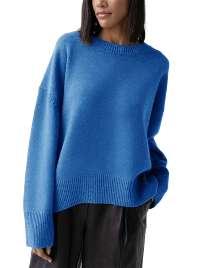 Womens-Crew-Neck-Knit-Sweater-Blue-1.jpg