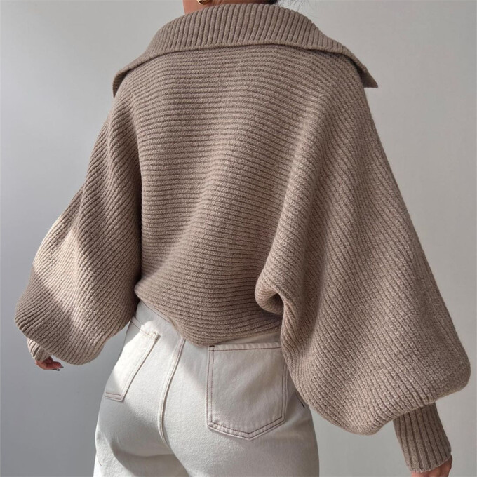 Womens-Fall-Cropped-Lapel-Collar-Sweater-Khaki-2.jpg