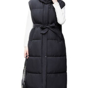 Womens-Long-Hooded-Puffer-Vest-Black-3