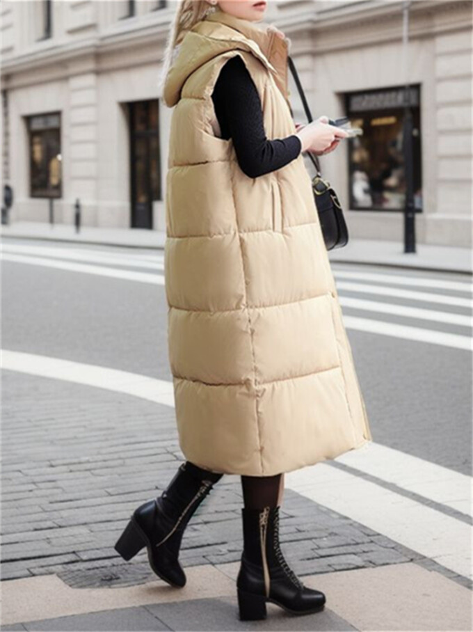 Womens-Long-Hooded-Puffer-Vest-Khaki-2.jpg