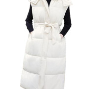 Womens-Long-Hooded-Puffer-Vest-White-4