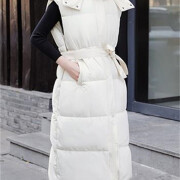 Womens-Long-Hooded-Puffer-Vest-White-6