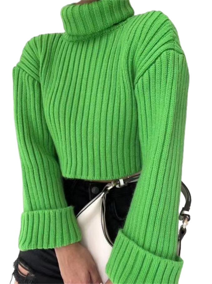 Womens-Cropped-Turtleneck-Sweater-Green-1.jpg