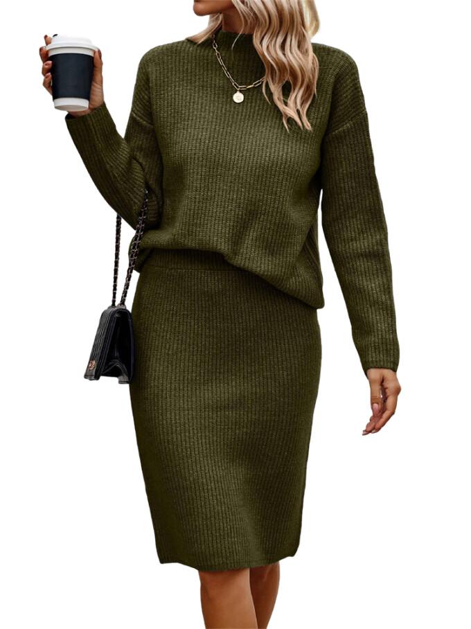 Womens-Fall-2-Piece-Sweater-Skirt-Set-Armygreen-1.jpg