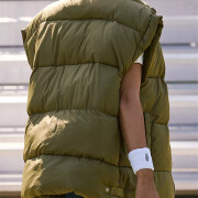 Womens-Oversized-Puffer-Vest-Green-2