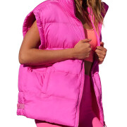 Womens-Oversized-Puffer-Vest-Rosered-1