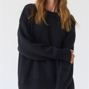 Womens-Oversized-Sweater-Black-3