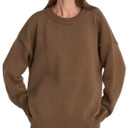 Womens-Oversized-Sweater-Brown-1