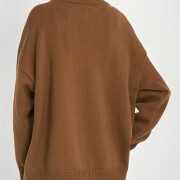 Womens-Oversized-Sweater-Brown-2