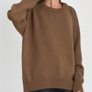 Womens-Oversized-Sweater-Brown-3