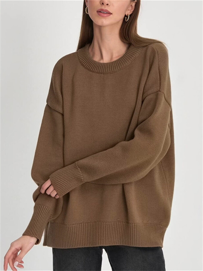 Womens-Oversized-Sweater-Brown-4.jpg