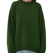 Womens-Oversized-Sweater-Darkgreen-1