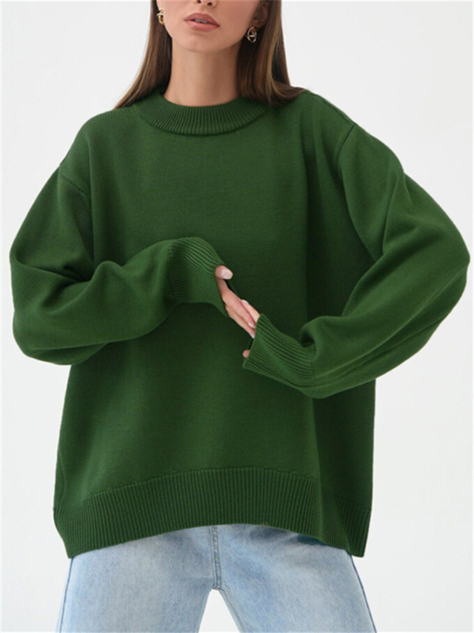 Womens-Oversized-Sweater-Darkgreen-3.jpg