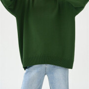 Womens-Oversized-Sweater-Darkgreen-5