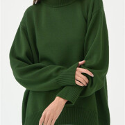 Womens-Oversized-Sweater-Darkgreen-6