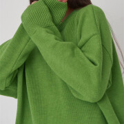 Womens-Oversized-Sweater-Green-6