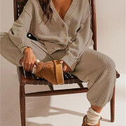 Womens-Two-Piece-Outfits-Sweater-Sets-Oversized-Knit-Cardigan-and-High-Waist-Baggy-Pants-Matching-Set-Lounge-Sets-Khaki-5