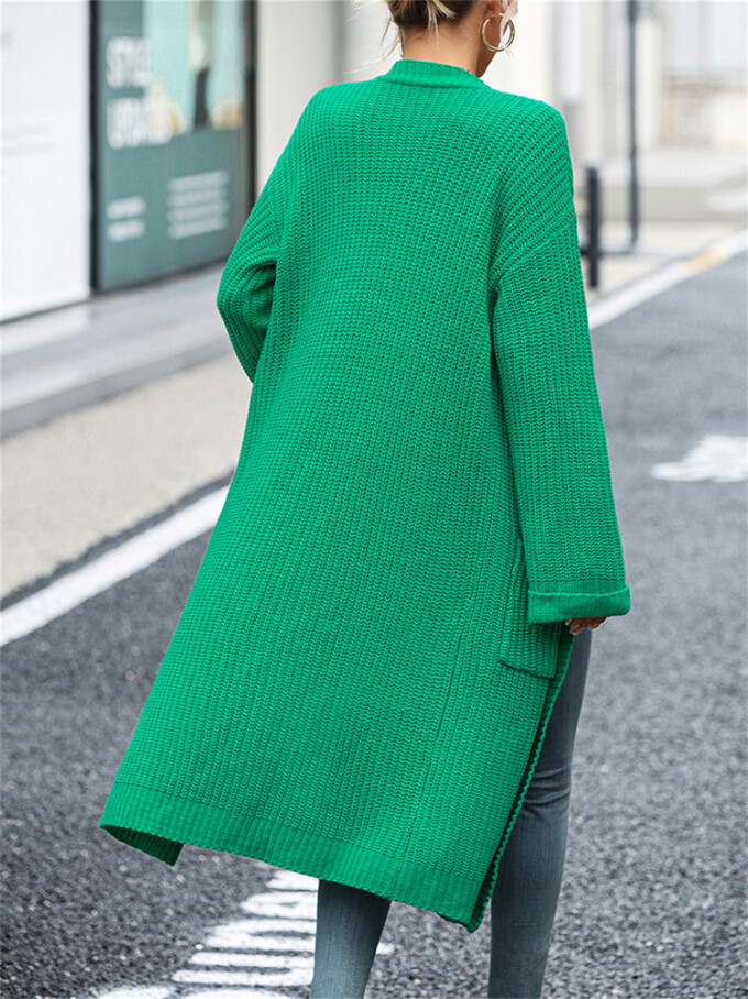 Womens-Long-Cardigan-Green-2.jpg