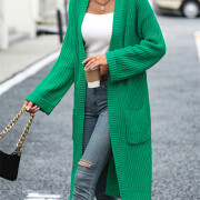 Womens-Long-Cardigan-Green-3