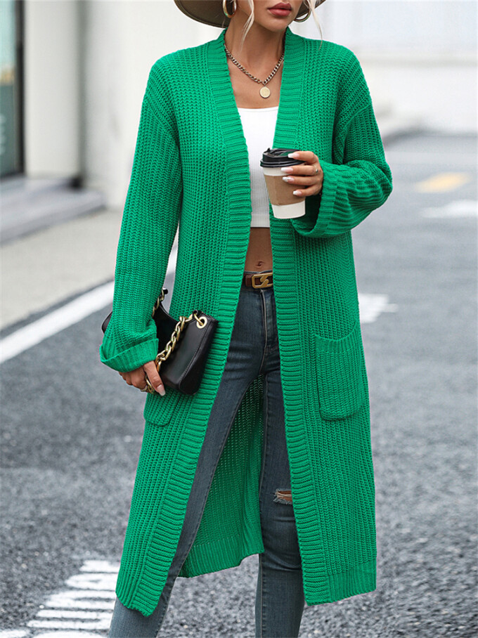 Womens-Long-Cardigan-Green-4.jpg