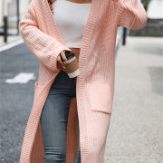 Womens-Long-Cardigan-Pink-4