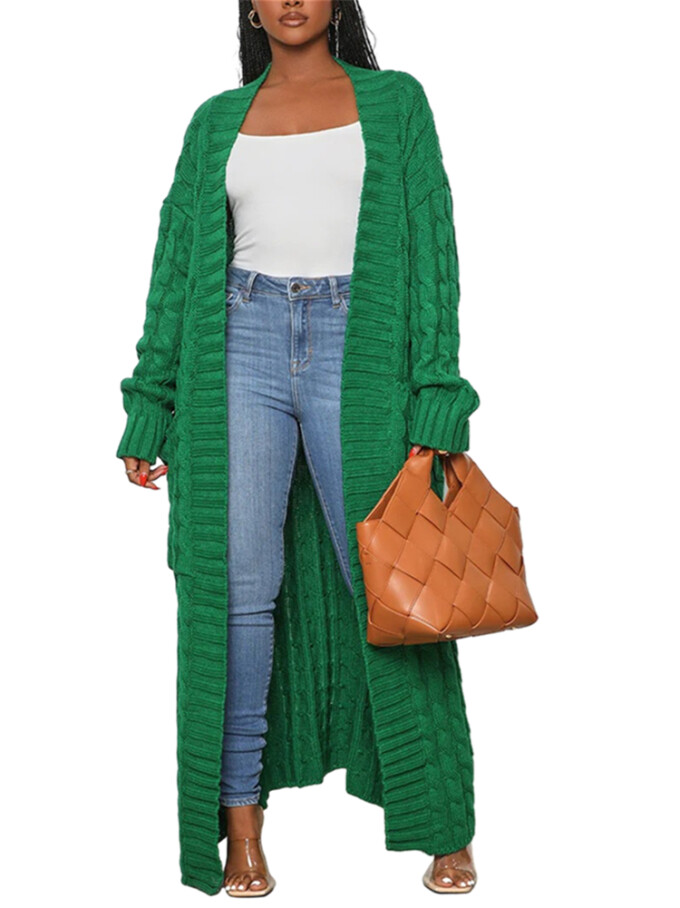 Womens-Long-Cardigan-Sweater-Green-1.jpg