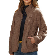 Womens-Winter-Fleece-Jacket-Coffee-1