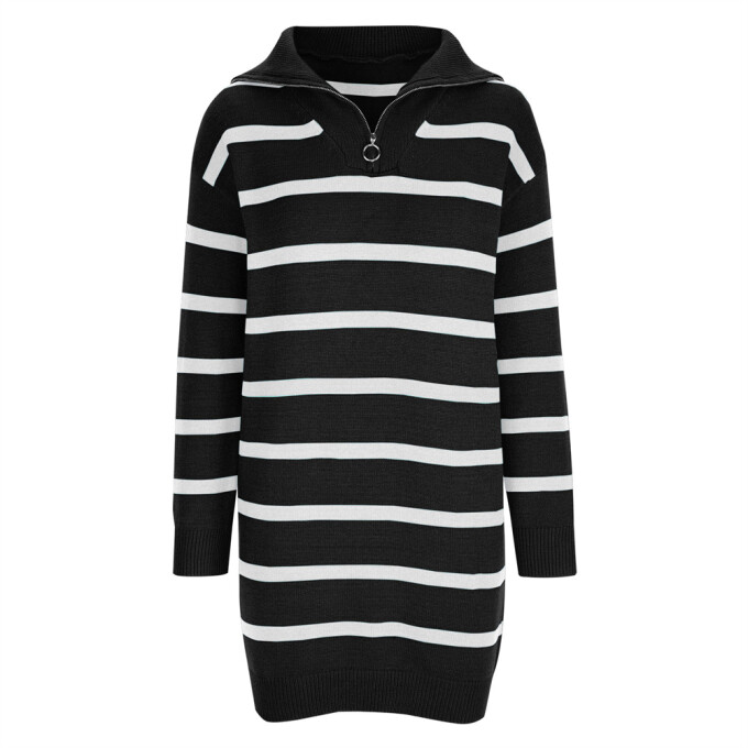 Womens-Striped-Sweater-Dress-Black-5.jpg