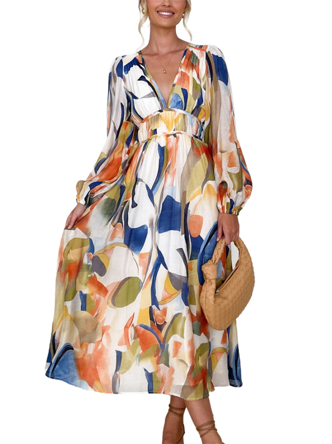 Womens-Deep-V-Neck-Dress-Boho-Floral-Print-Blue-1.jpg