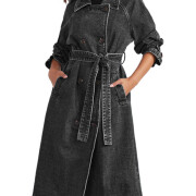 Womens-Long-Denim-Jacket-Black-1