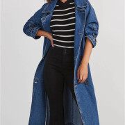 Womens-Long-Denim-Jacket-Blue-4