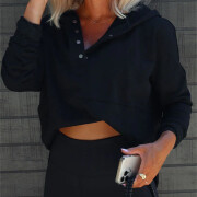 Womens-Oversized-Button-Hoodies-Black-4