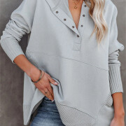 Womens-Oversized-Button-Hoodies-Grey-3