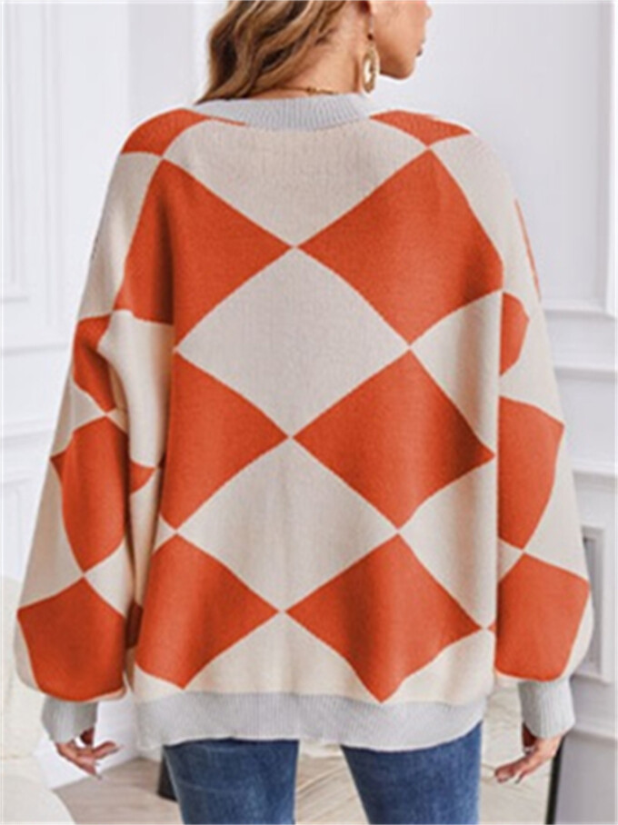 Womens-Cardigan-Sweater-Oversized-Open-Front-Orange-2.jpg