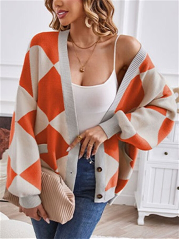 Womens-Cardigan-Sweater-Oversized-Open-Front-Orange-3.jpg