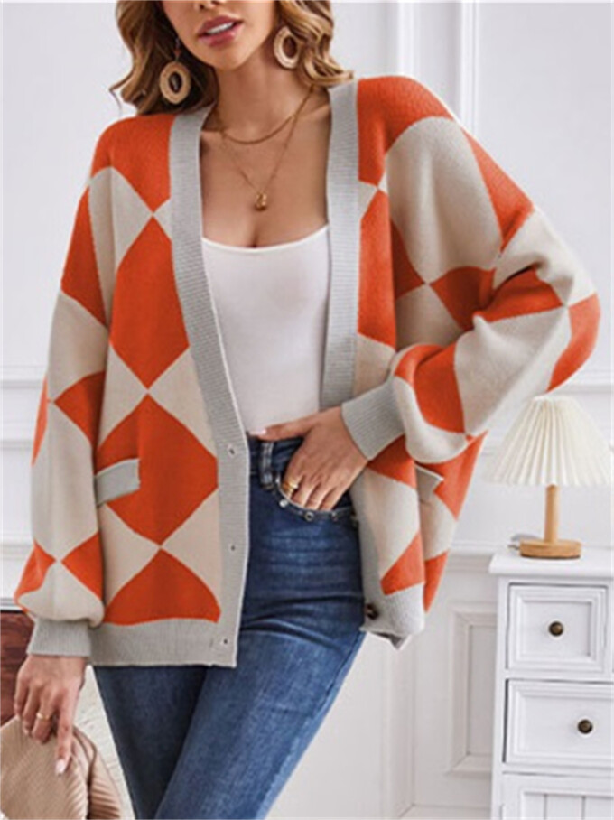 Womens-Cardigan-Sweater-Oversized-Open-Front-Orange-4.jpg