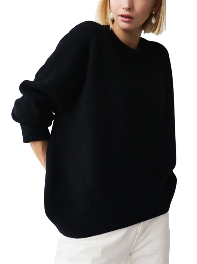 Womens-Crew-Neck-Knit-Sweater-Black-3.jpg